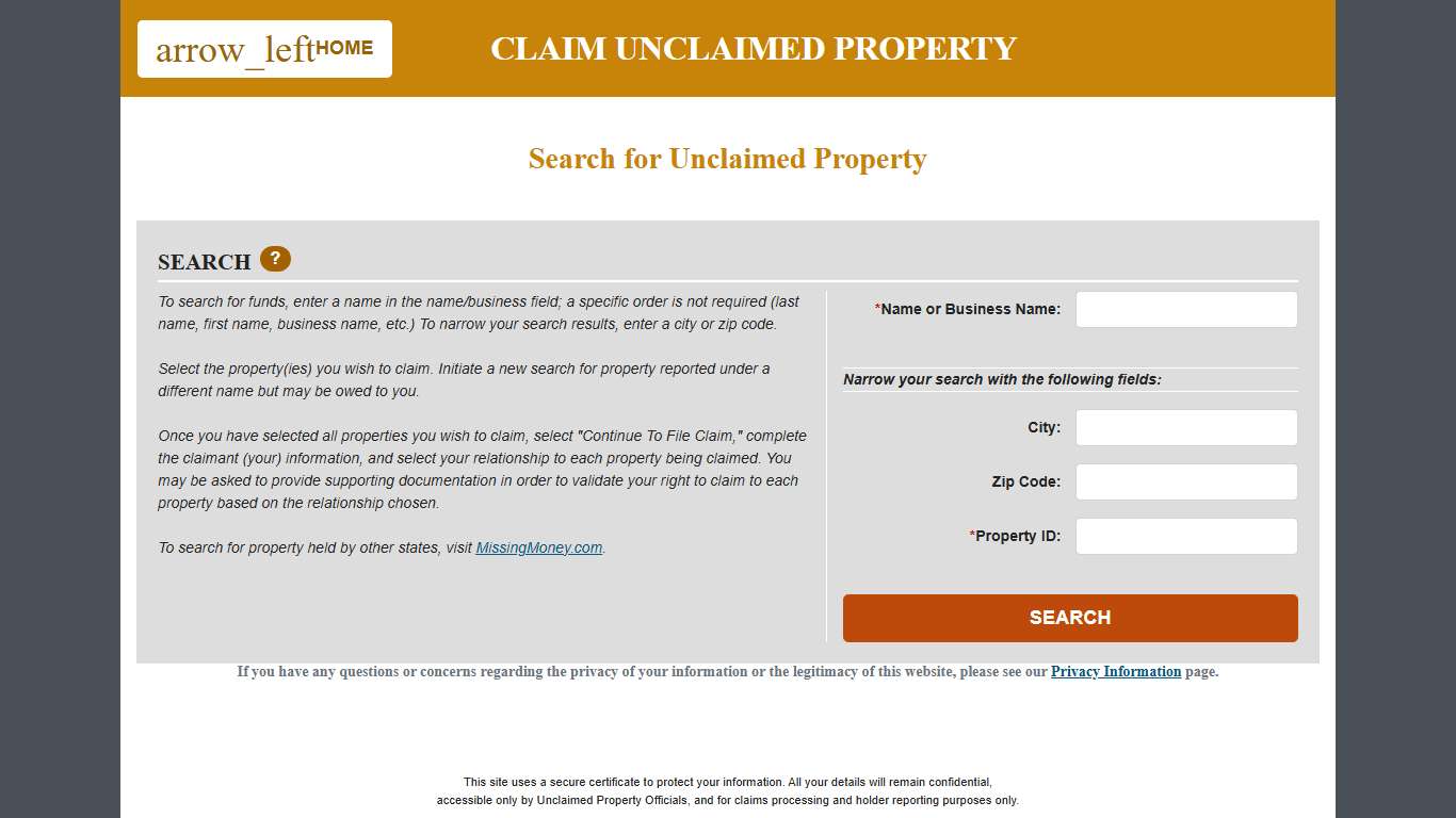 Alabama Unclaimed Property - Official State Website